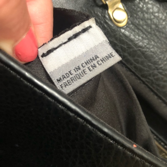 Antik Kraft Black Leather Cross Body Purse Sassy Clutch - Picture 3 of 11